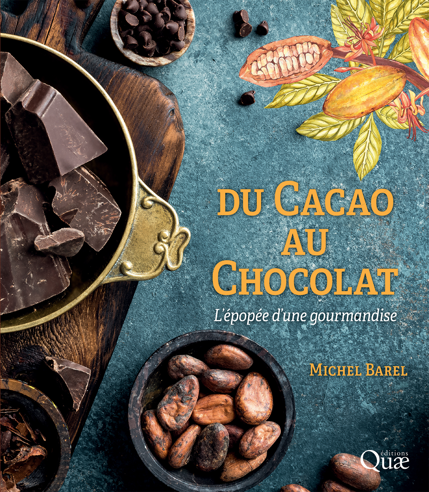 Composition des tablettes en masse de cacao, sucre et lait